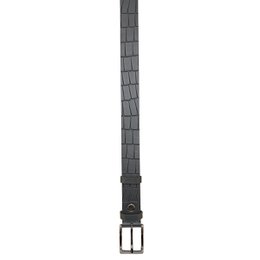 3 cm breiter Ledergürtel mit Krokoprägung in 6 Farben - Damengürtel oder Herrengürtel