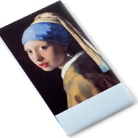 Notelet, Meisje met de parel, Vermeer