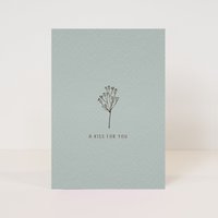 postcard 'with love'