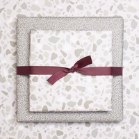 Pink wrapping paper with terrazzo pattern, packing gifts in boho style, packing gifts for women, packing mother's day gift, wrapping paper wedding