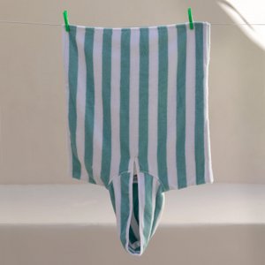 Kids Bath Beach Poncho Aqua