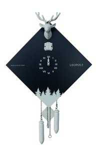 Cuckoo Clock - Black Forest - Black/White