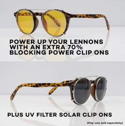 Anteojos de luz azul Lennon - Lentes para uso diario con clip resistente