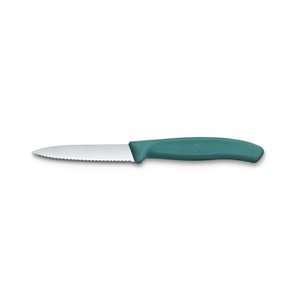 Victorinox Paring knife green serrated 8cm