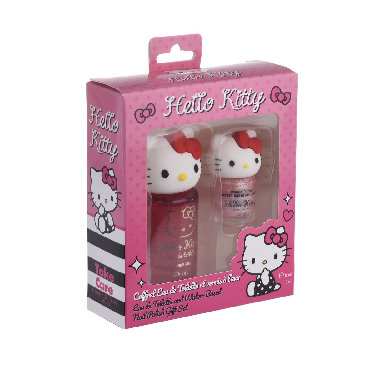 Coffret Vernis à Ongles à l'Eau 3ml & Eau de Toilette 15ml Hello Kitty x6