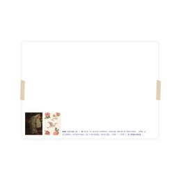 Postkartencollage Museumssammlung - Kranich und Mädchen