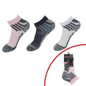 3 Pack Women Fitness Socks »3 paar sportsokken en kousen» Ademende damesokken voor sport en vrije tijd