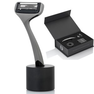 Rasierset Cold Steel - Nassrasierer, Rasierer, Set für Rasur, Rasierergriff, Rasierhalter, Rasierklingen