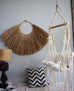 Baby hammock swing chair - white