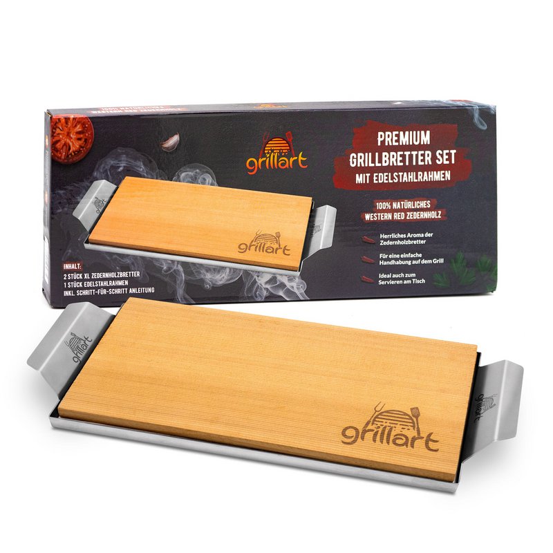 Zedernholzbretter zum Grillen –  aus 100% natürlichem Western Red Zedernholz