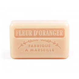 Orange blossom scented Marseille soap bar, 125g.