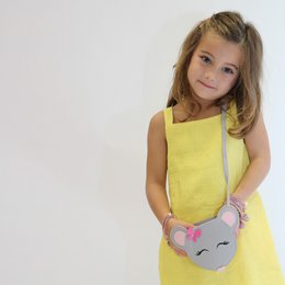 Sac bandoulière animal réglable pour enfant - Sumi la souris