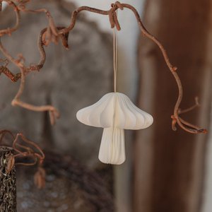 Papiertrailer Mushroom - Wit