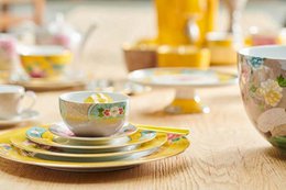 Tea Tip Blushing Birds Khaki 9cm