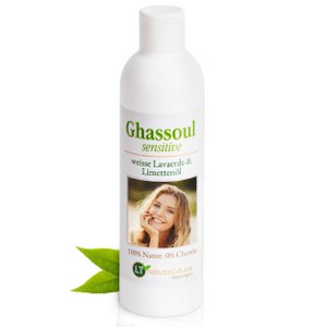 Lava earth / Ghassoul, ready mix, SENSITIVE, 250 ml, white