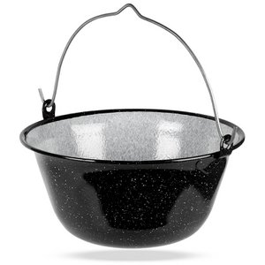 Ketel met hendel email 9,5 l
