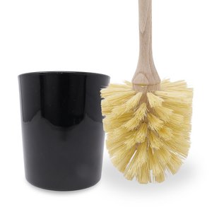 Toilettenbürstenglas schwarz