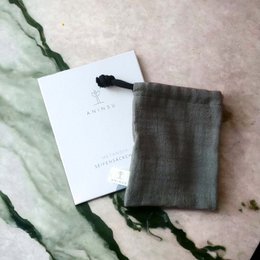 Metanoia sæbeposer fra Aninsu - Soap Saver Bag | Bomuldssnor | Tasker lavet af muslin/bomuld | lavet i Tyskland | Sæbepose/sæbenet til fast sæbe og fast shampoo