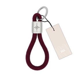 RAW ELEMENT DOX Compass Nøglering - Klatrereb - Original & Håndlavet | for mænd og kvinder