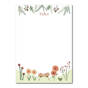 Notizblock Winter A6