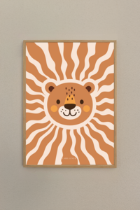 Poster Kinderzimmer - Lion lo lo