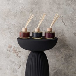 Scented Sticks Mikado Diffuser | Amber coffee and vanilla fragrance | DHAMIR | 250ml/8.45 fl.oz