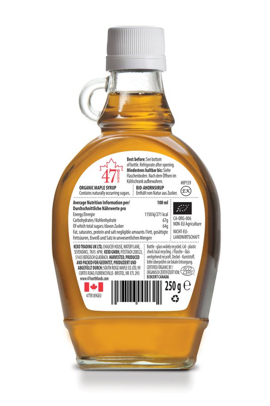 Bio Bio Ahornsirup, Canada A, Golden, Delicate-250G