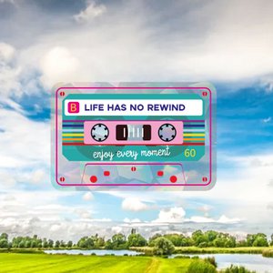 Raamsticker Regenboog maker Cassette tape