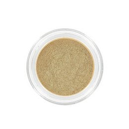 Mineral eyeshadow in a golden sand color. Suitable for eyes. Shimmery, smooth texture.