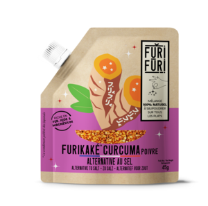 Furikake Turmeric and Pepper - Sesame and seaweed condiment - 45g