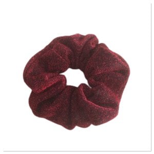 Scrunchie glitzert rot