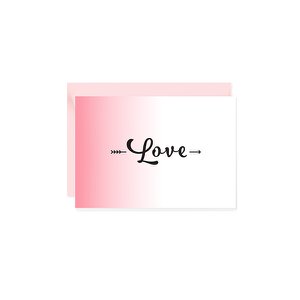 Mini greeting card Love
