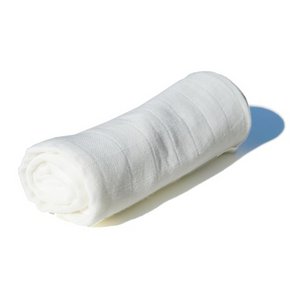 Medium size white bamboo gauze - 1 unit