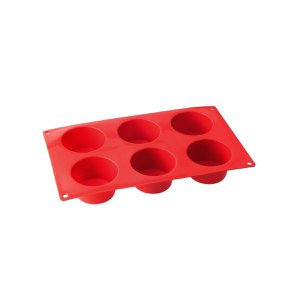 Dr.Oetker Silicone 6 Cavity Muffin Pan