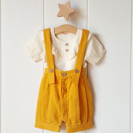 Unisex Romper / 100% økologisk dobbelt gaze bomuld