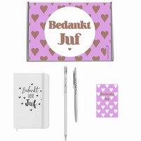 Gift package 'Thank you Miss' Hartjes - White