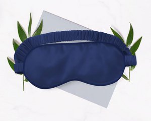Sleep Mask - Midnight Blue- 100% silk