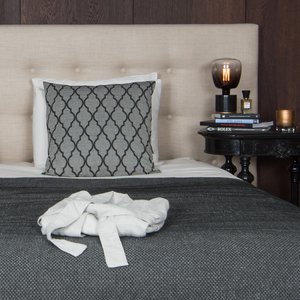 Cushion Arabesque - Black-55x55cm