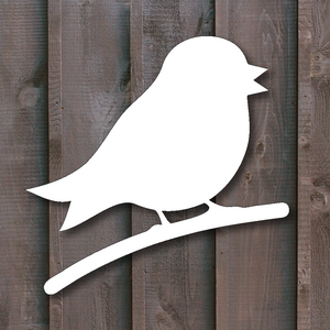 Vogeltje tak silhouette