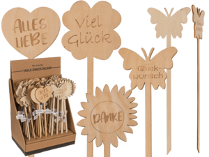 Wooden stick, Good wishes,