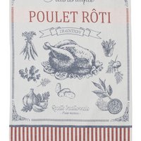 POULET ROTI -  Jacquard Tea Towel 50x75