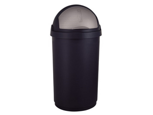 Curver Roll bullet bin 50L black/silver