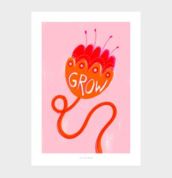 Grow wall art print