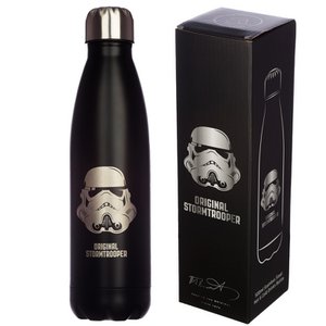 De originele Stormtrooper warme en koude drankfles 500 ml zwart