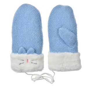 Gloves Children 10x23 cm Blue Polyester