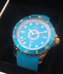 Dutch Master Turquoise double plated rose gold 3-hand 10 ATM