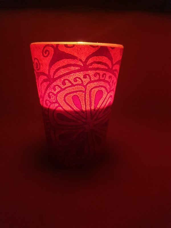 INDISCHE MANDALA - SOYA WAX GEURKAARS
