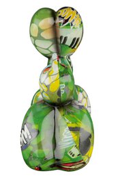 Poly ballon hond Street Art VE 2
