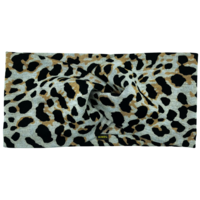 Leo Stirnband Haarband Animal Print Ponte Jersey