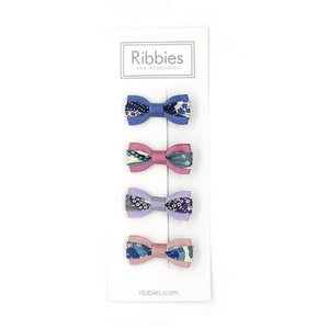 Set mit 4 Liberty Bows - Mauvey Blue